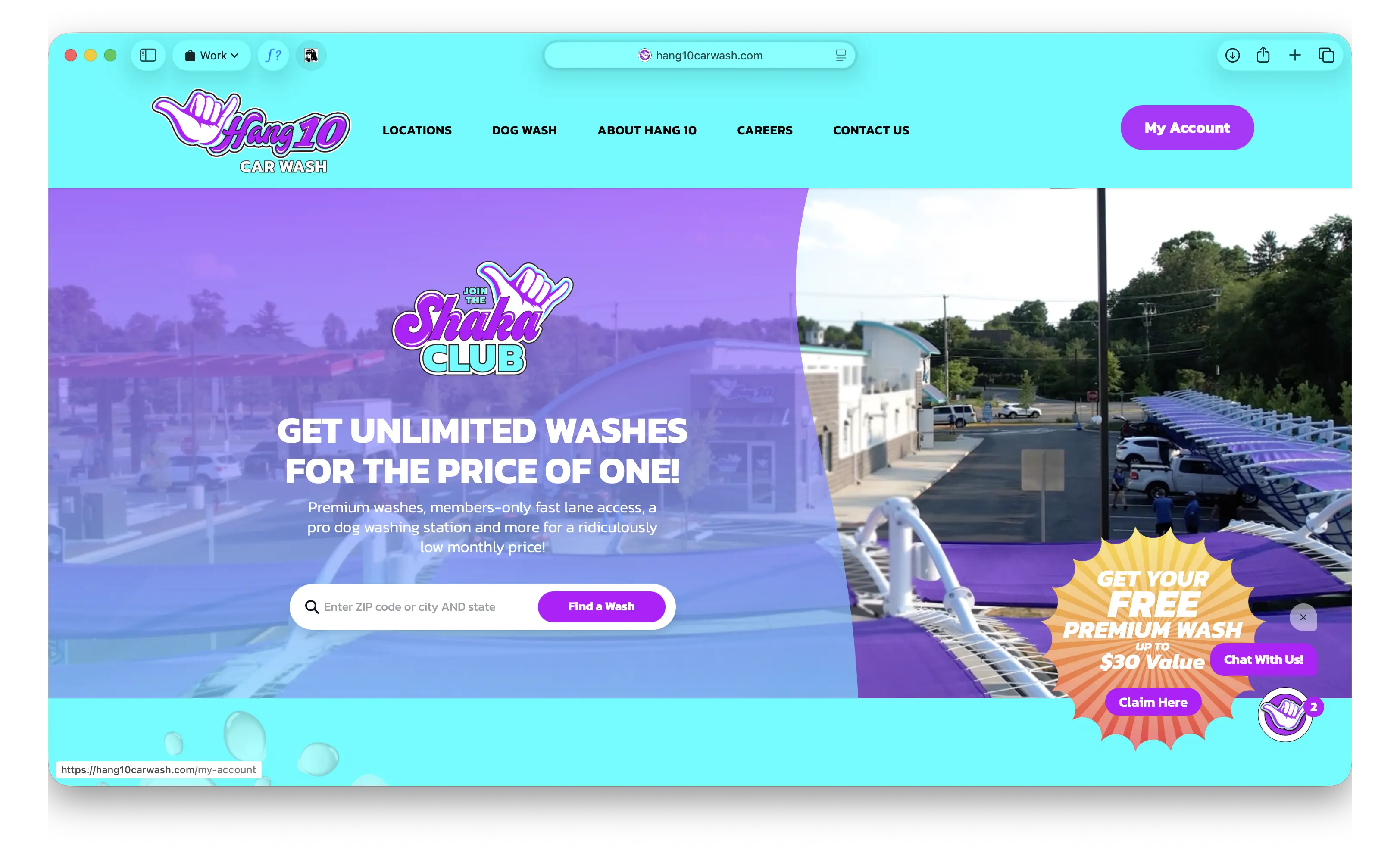 Hang10 booking and automation system